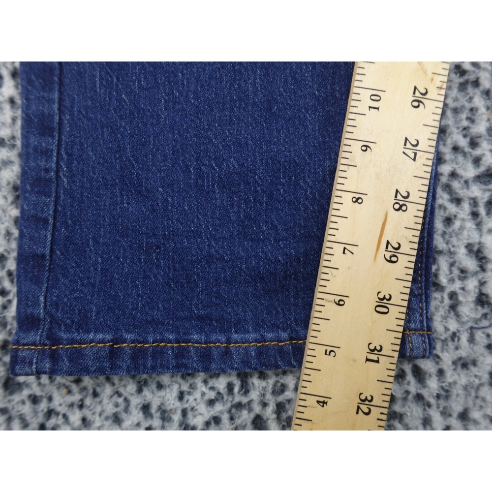 Levi's 505 Regular Fit Jeans Mens 38x32 Blue Good Medium Wash Straight Leg Denim - Picture 6 of 16